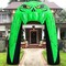 GOOSH 10 FT Halloween Inflatables Archway Blow Up Yard Monster Mouth Archway with Built-in LEDs